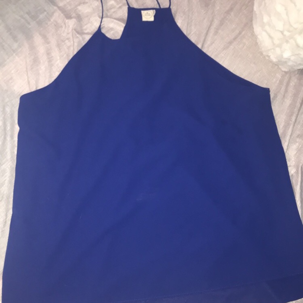 Royal blue blouse